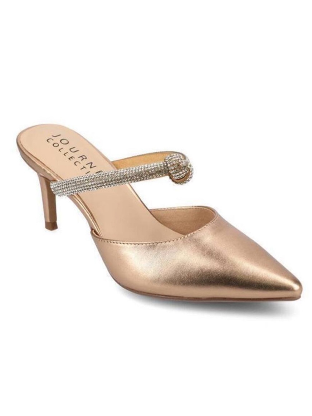 NWT 🧡Journee Collection - Rose Gold Lunna Mule Pump - 7